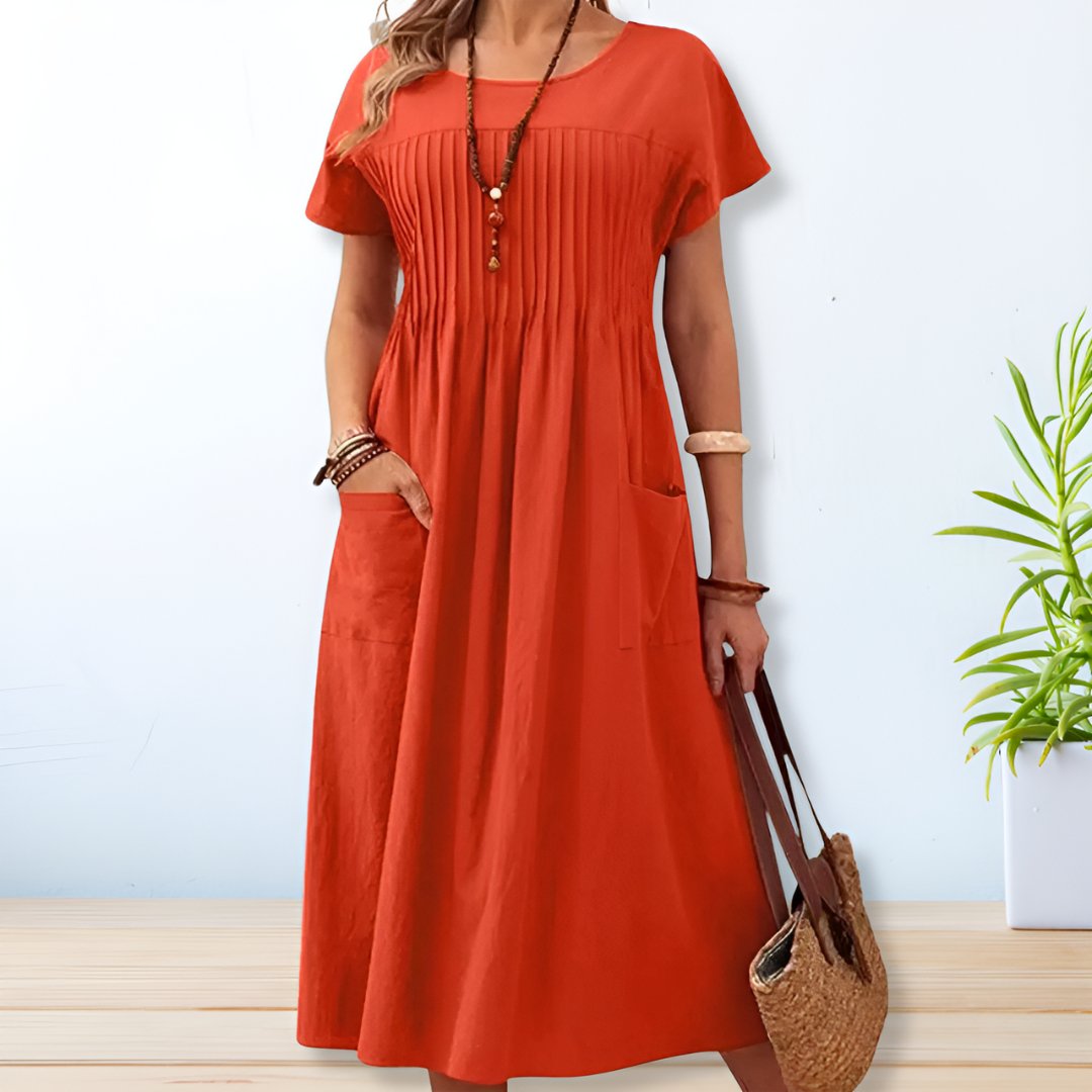 Jacqueline – Robe fluide coupe décontractée
