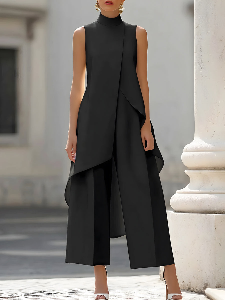 Catalina | Ensemble col montant et pantalon large