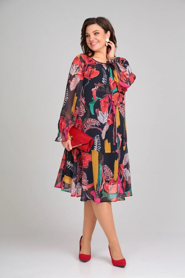 Florine – Robe fleurie élégante