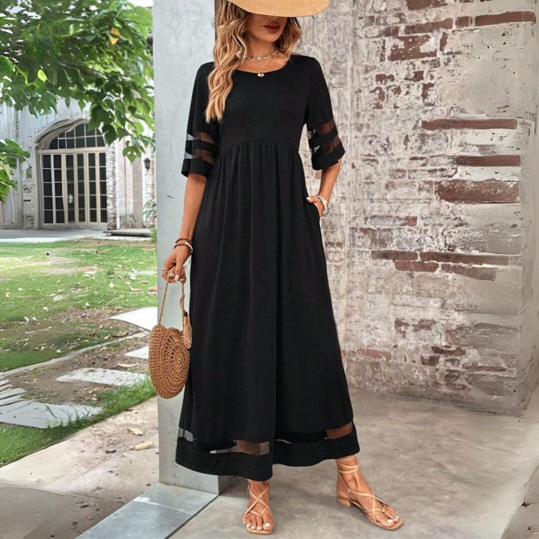 Aubrée – Robe midi flatteuse
