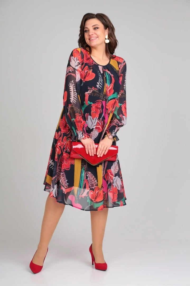 Florine – Robe fleurie élégante