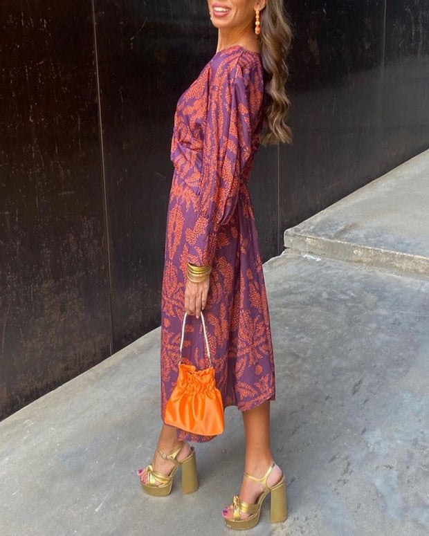 Isadora | Robe midi imprimée