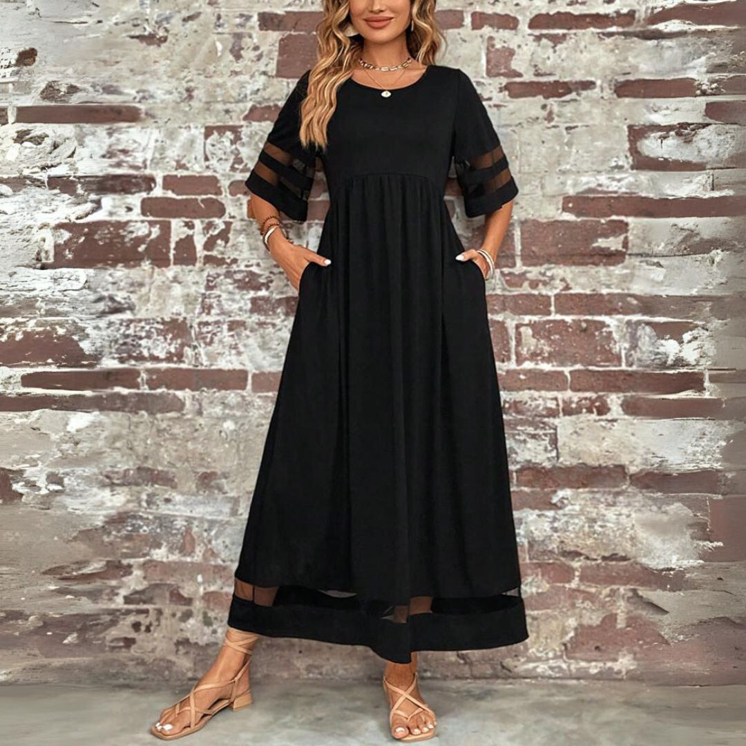 Aubrée – Robe midi flatteuse