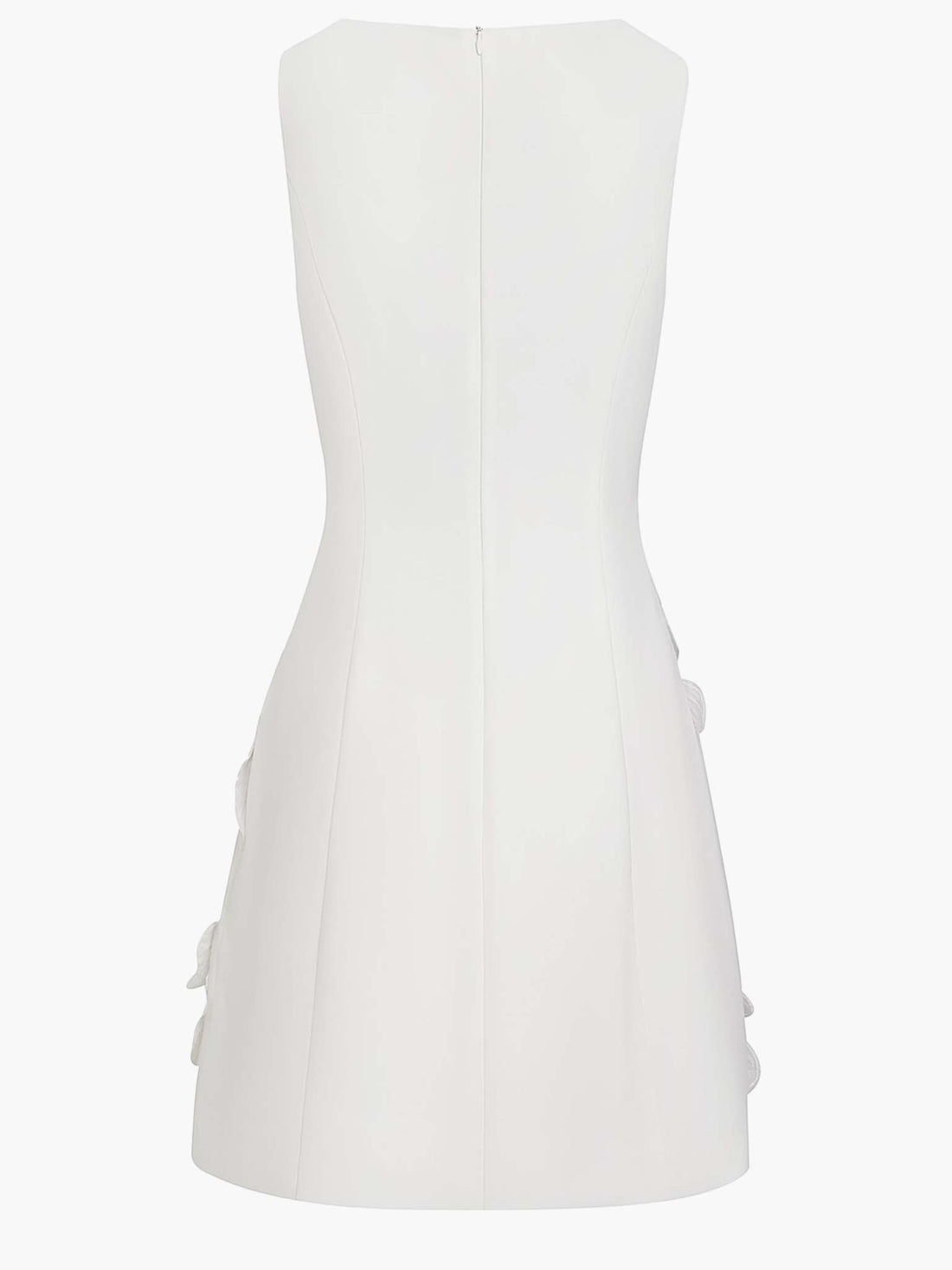 Noémie | Robe courte sans manches à découpe