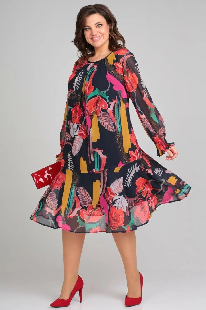 Florine – Robe fleurie élégante