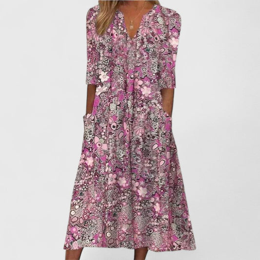 Noéline – Robe d’été fluide élégante