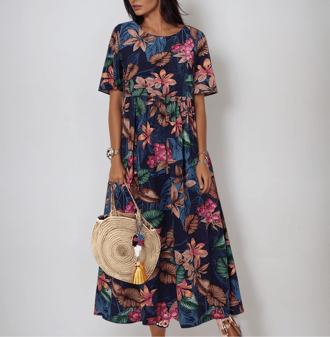 Aveline – Robe d’été fleurie