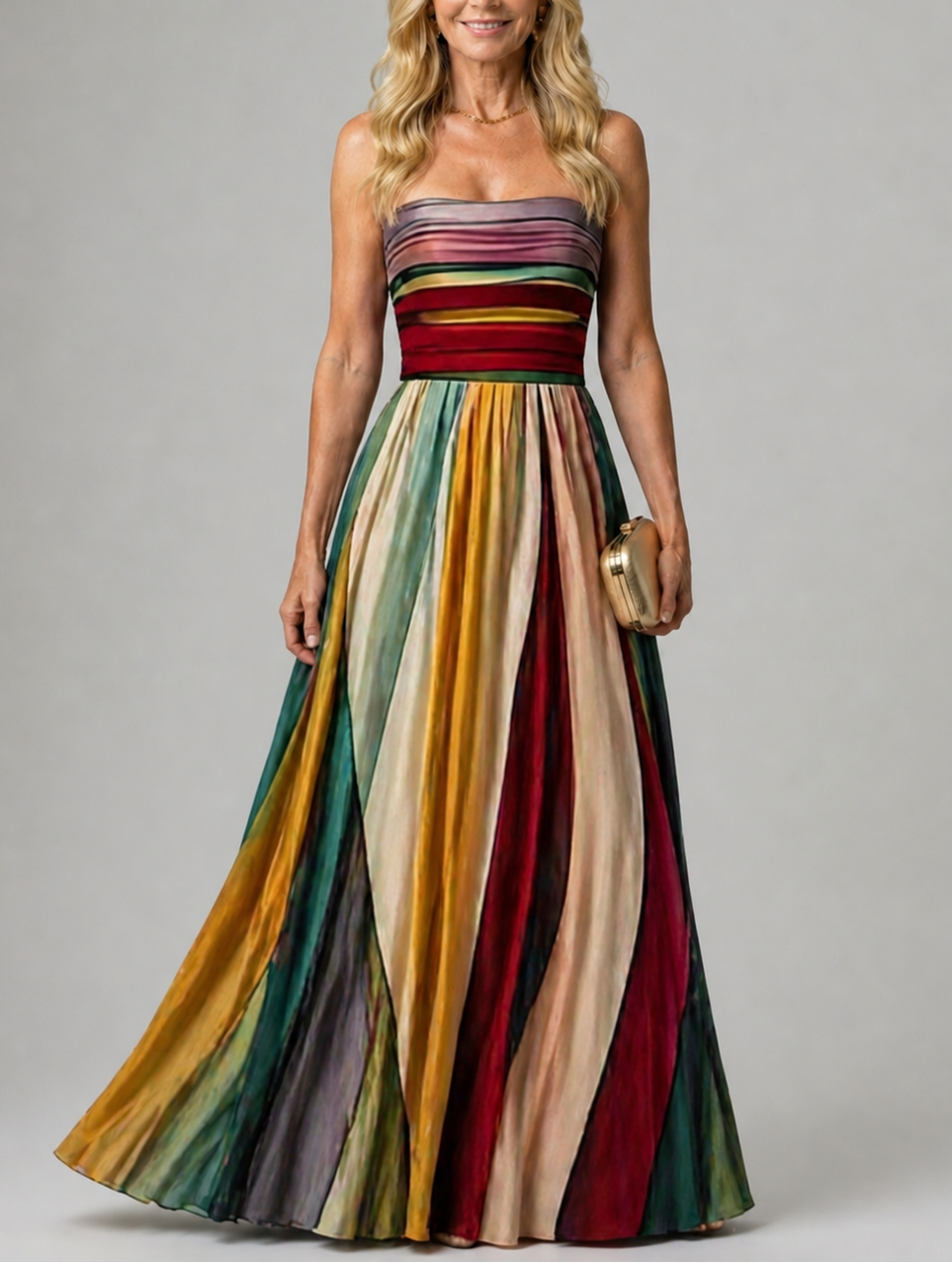 Manon | Robe longue bustier ligne A