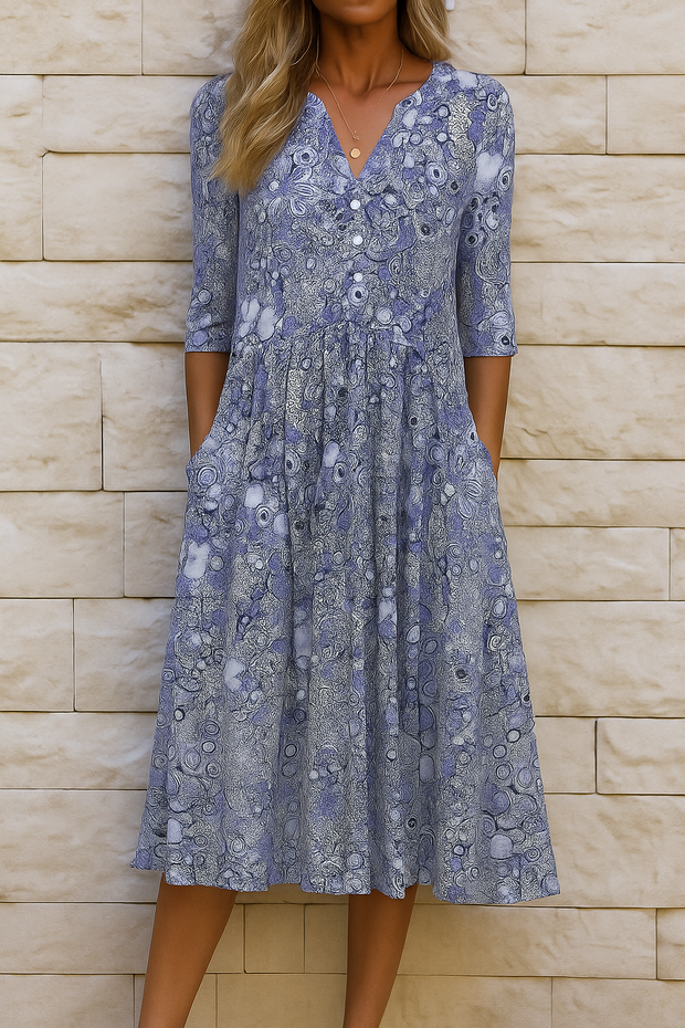 Harlow | Robe Élégante avec Décolleté en V
