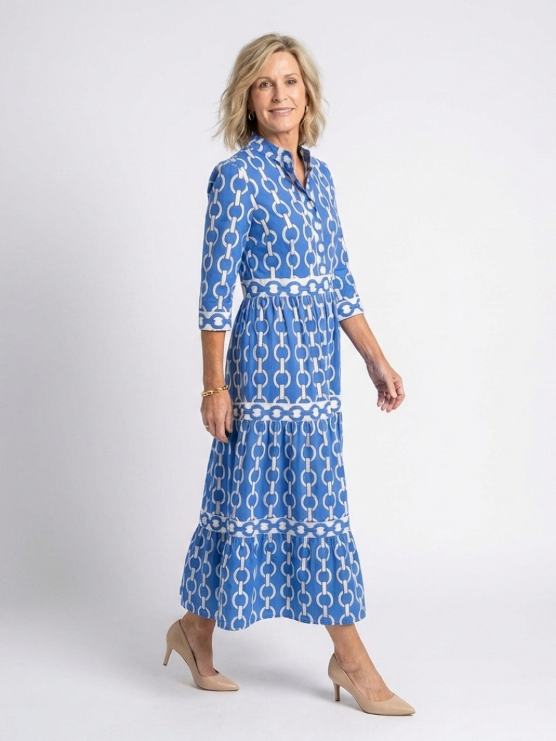 Charlotte – Robe midi fluide