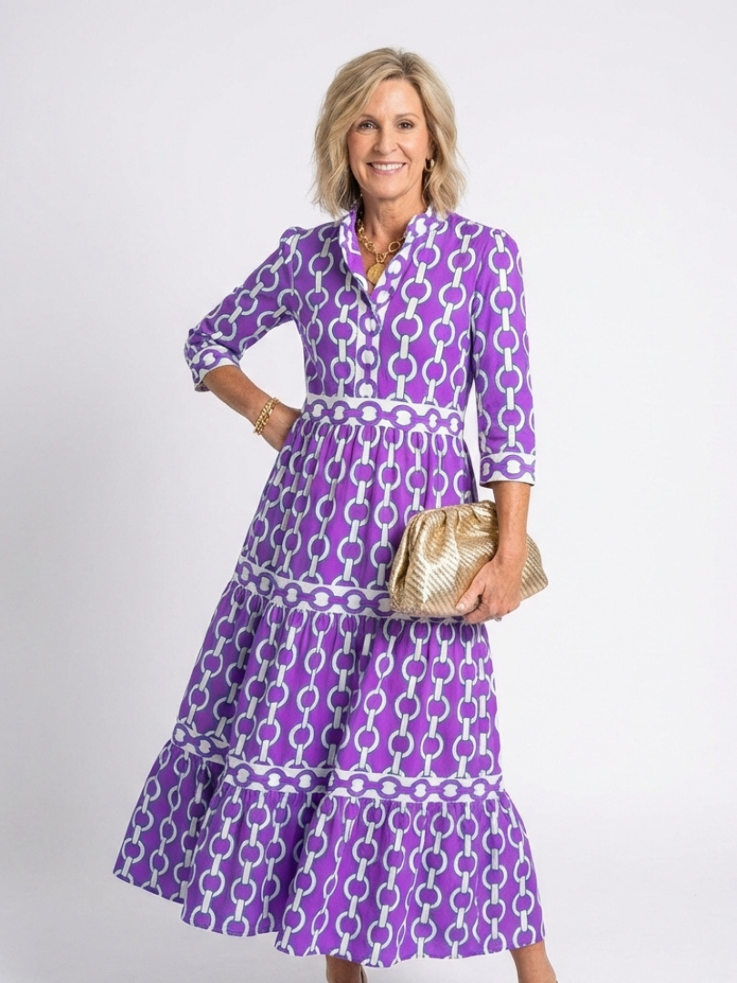 Clara – Robe midi fluide