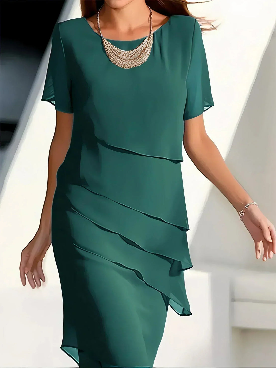 Kendra – Robe élégante en chiffon
