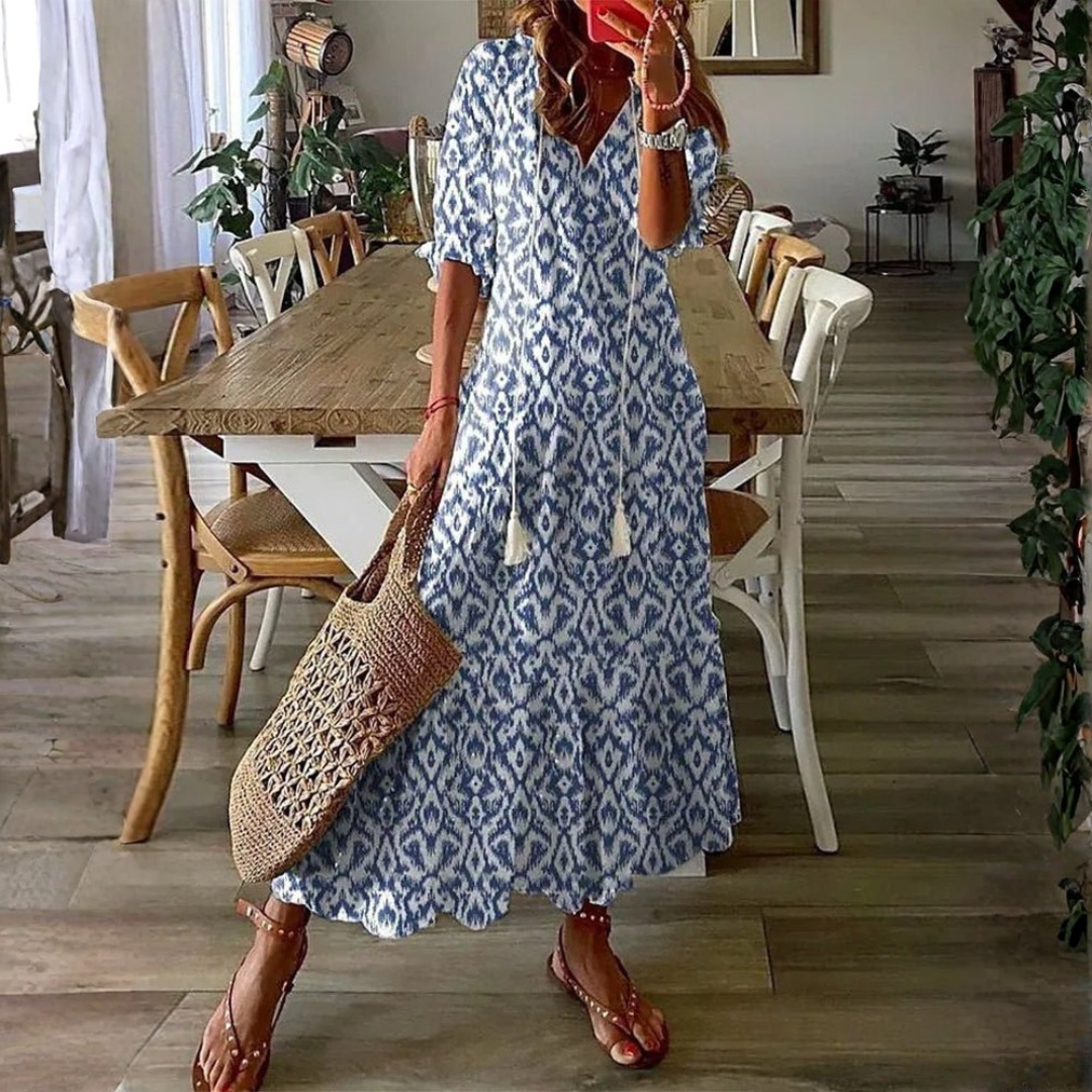 Luna | Robe Midi De Style Boho Sans Effort