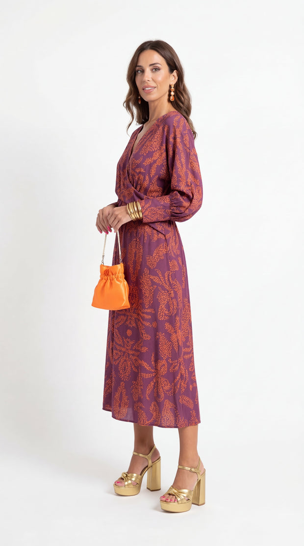 Isadora | Robe midi imprimée