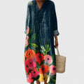 Floral Bleu Océan