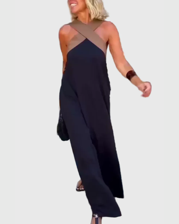 Elena | Robe Maxi Fluide Élégante