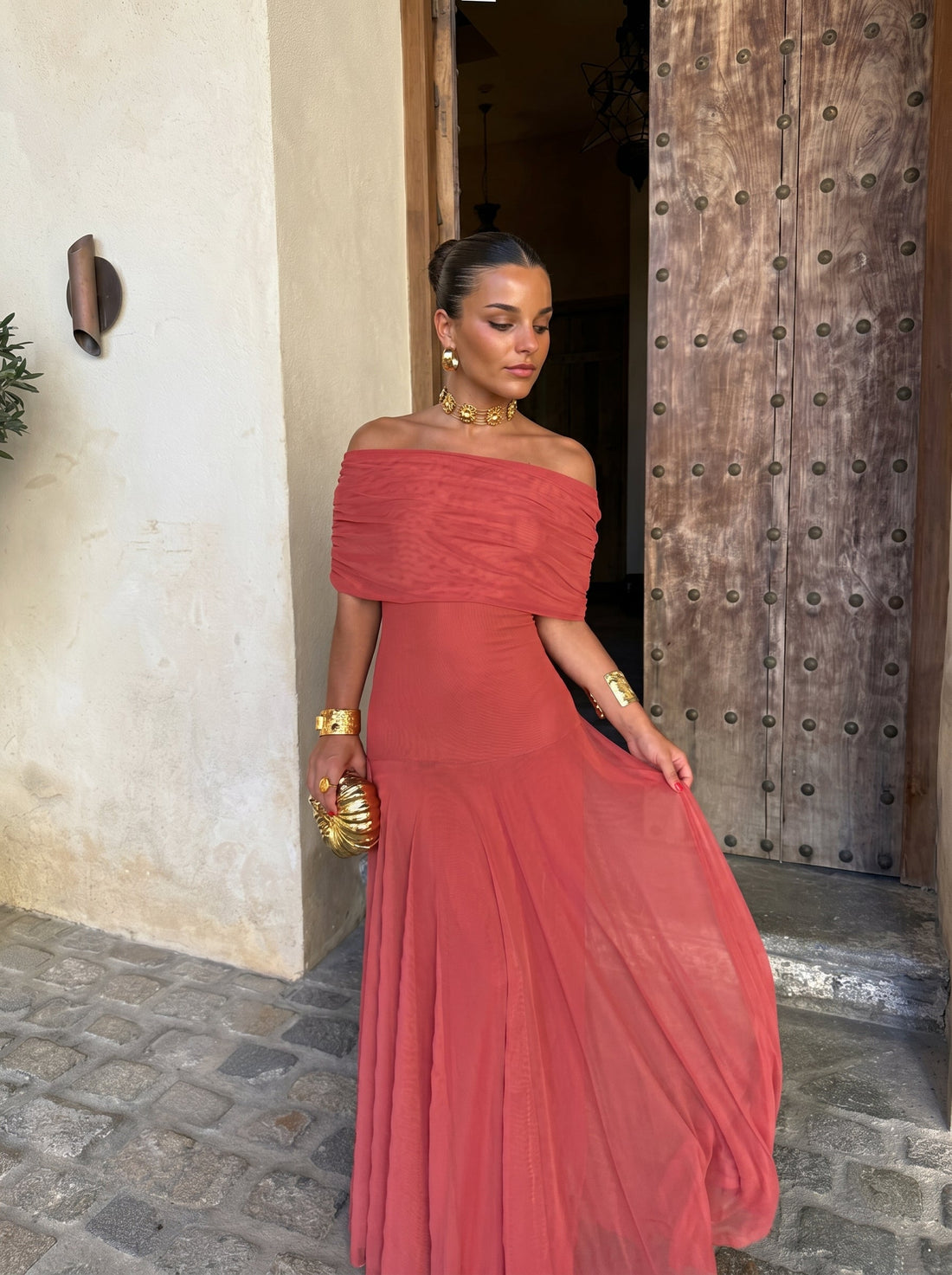 Toledo | Robe fluide en lin mélangé