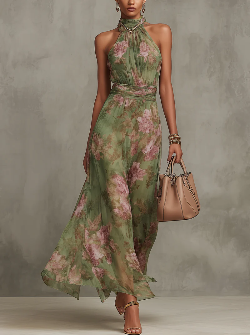 Suzanne – Robe d'été fleurie élégante et flatteuse