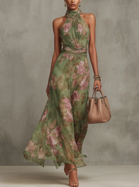 Suzanne – Robe d'été fleurie élégante et flatteuse