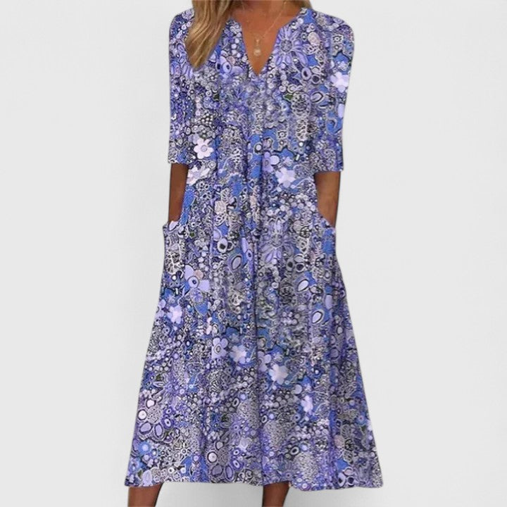 Noéline – Robe d’été fluide élégante