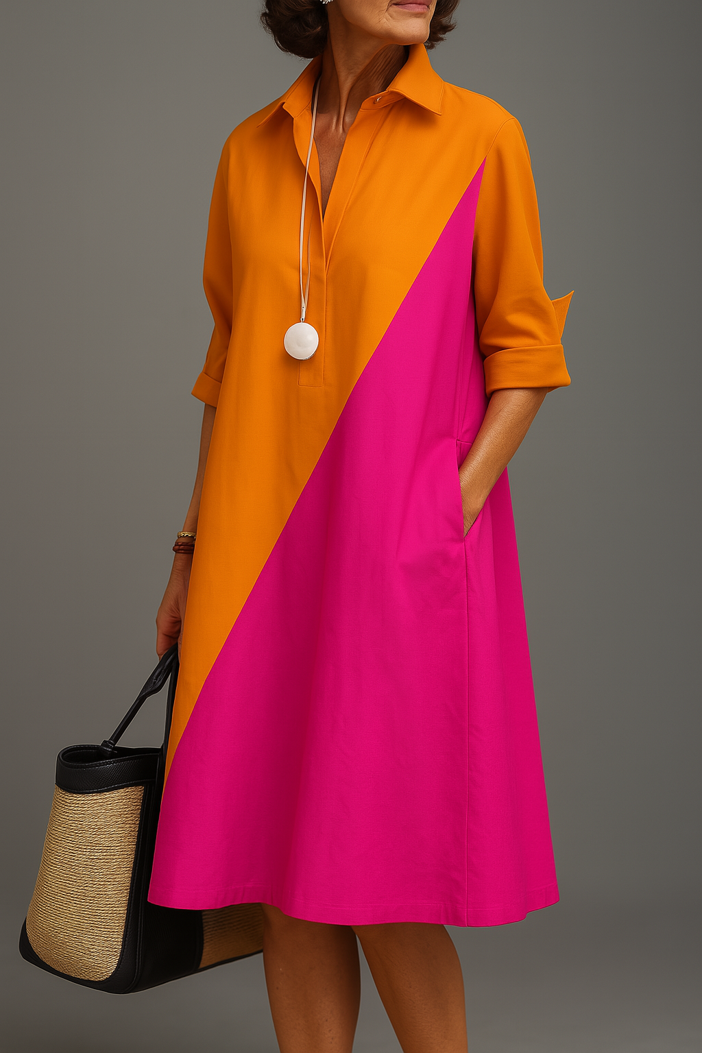 Sabrina - Élégante Robe Midi