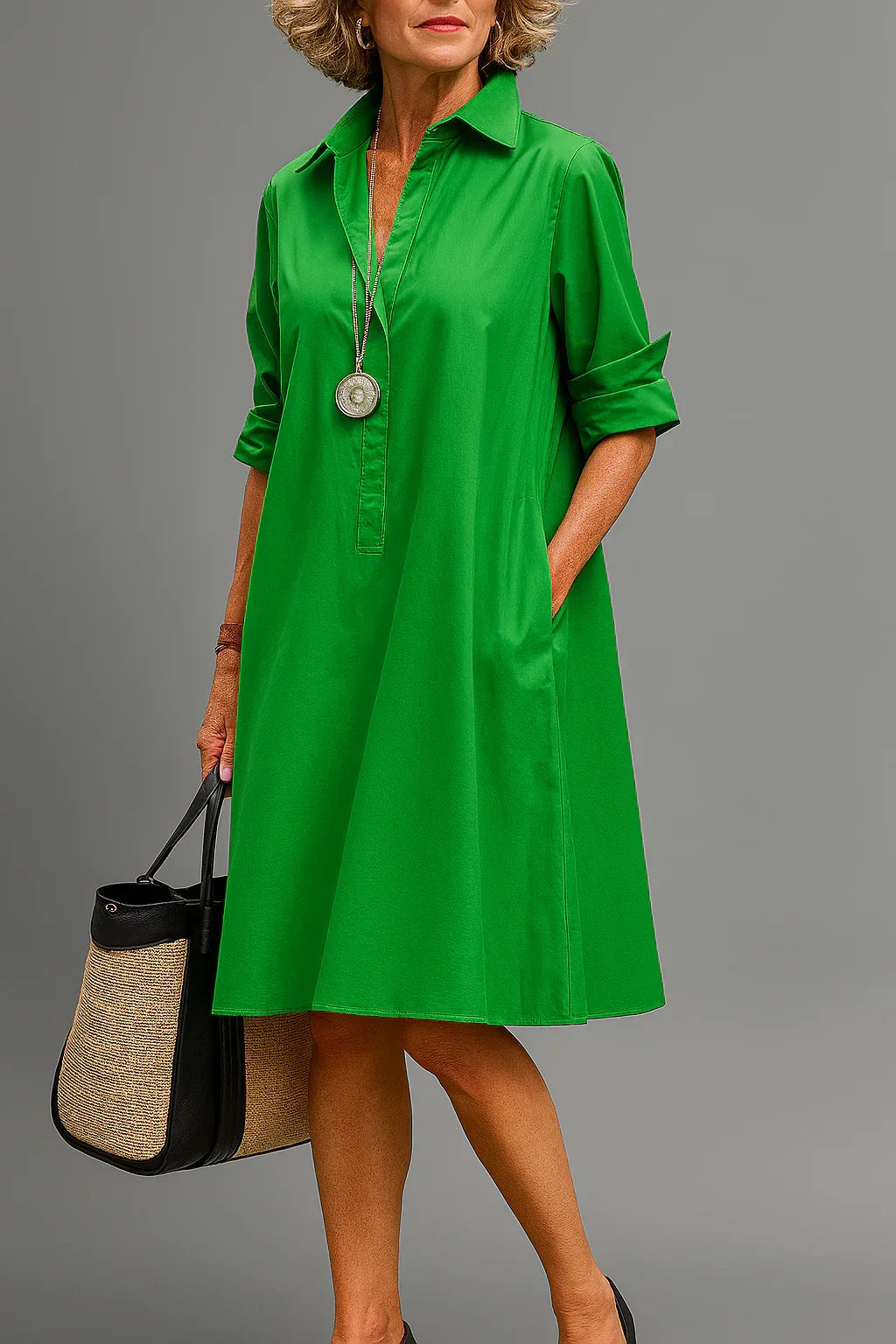 Sabrina - Élégante Robe Midi