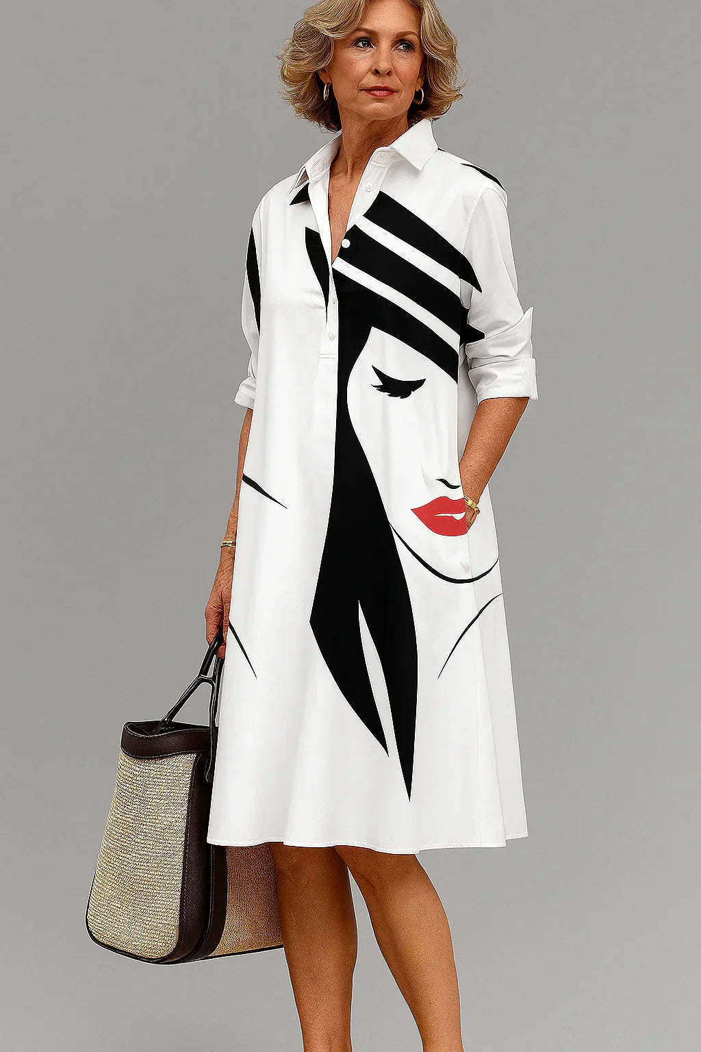 Sabrina - Élégante Robe Midi