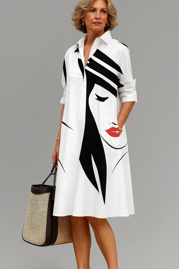 Sabrina - Élégante Robe Midi