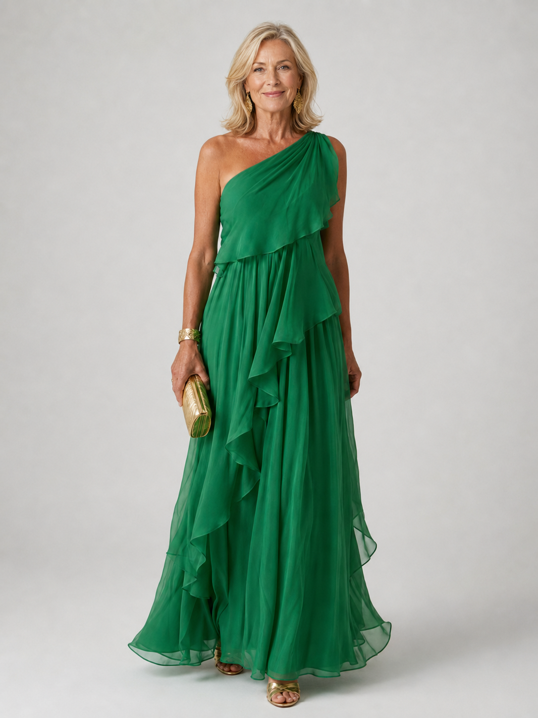Victoria | Robe longue élégante une épaule