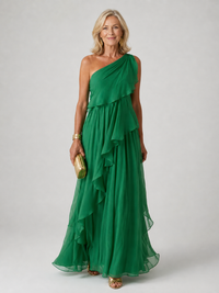 Victoria | Robe longue élégante une épaule