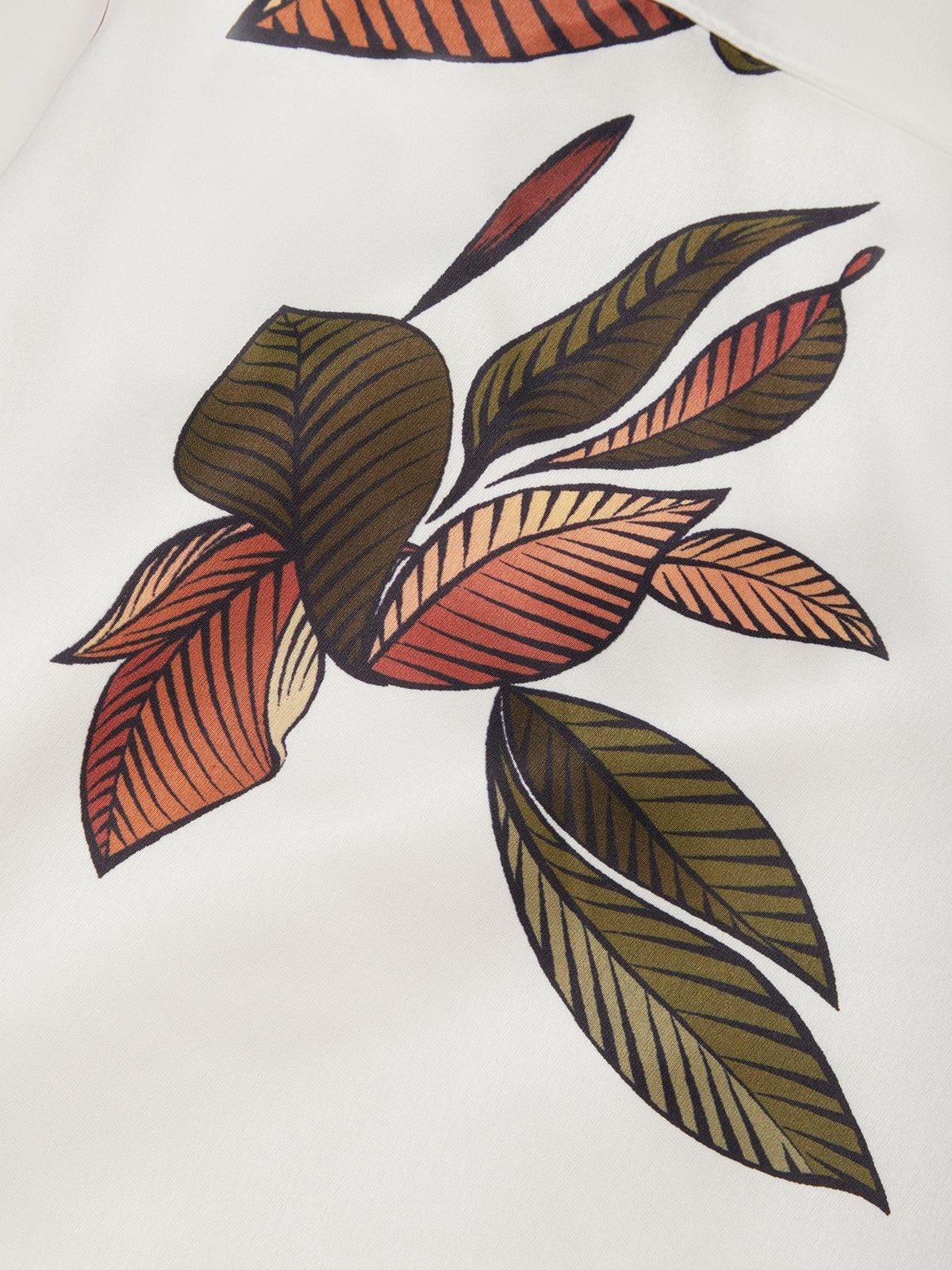 Harper – Robe portefeuille élégante à imprimé botanique