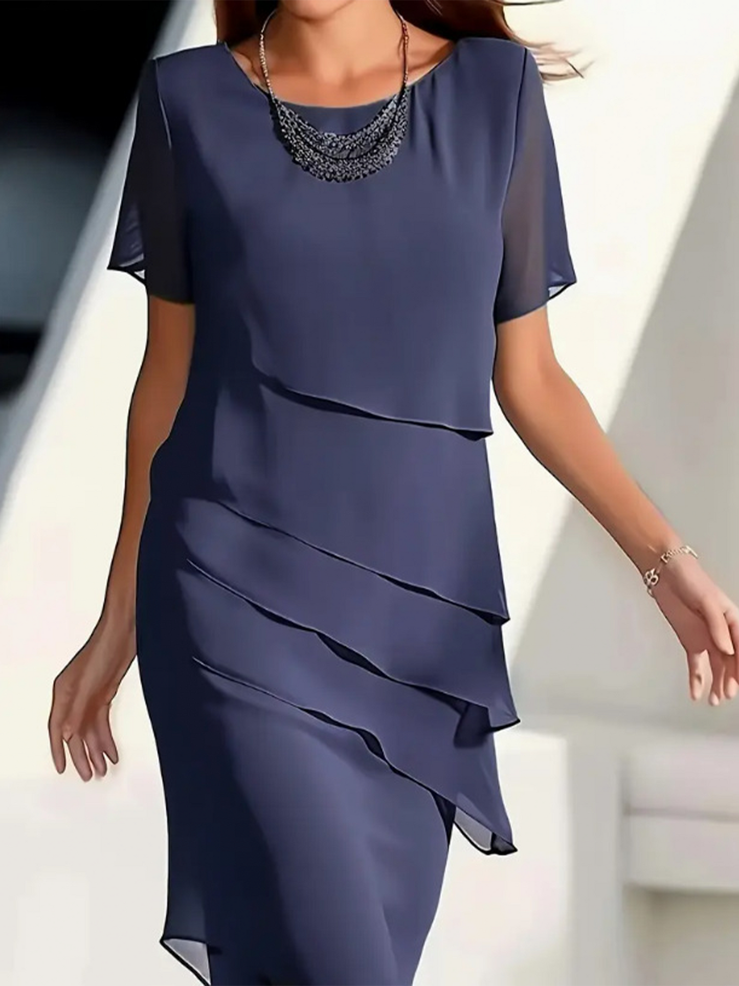 Kendra – Robe élégante en chiffon