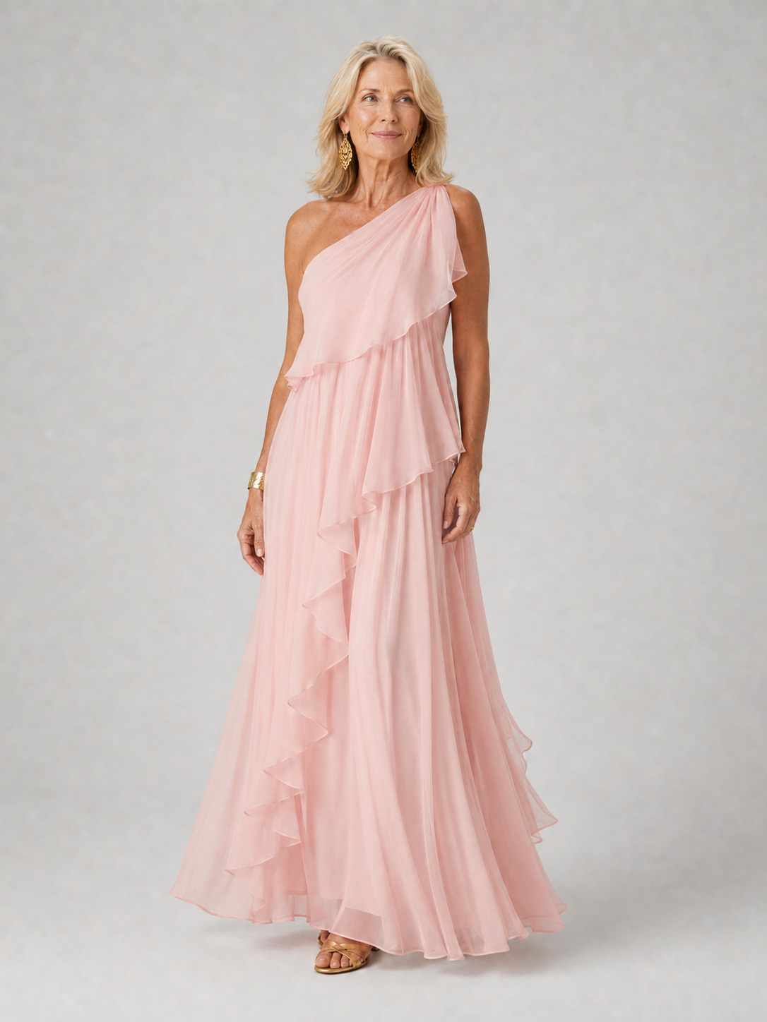 Victoria | Robe longue élégante une épaule