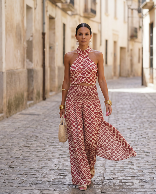 Justa | Ensemble deux pièces à col halter