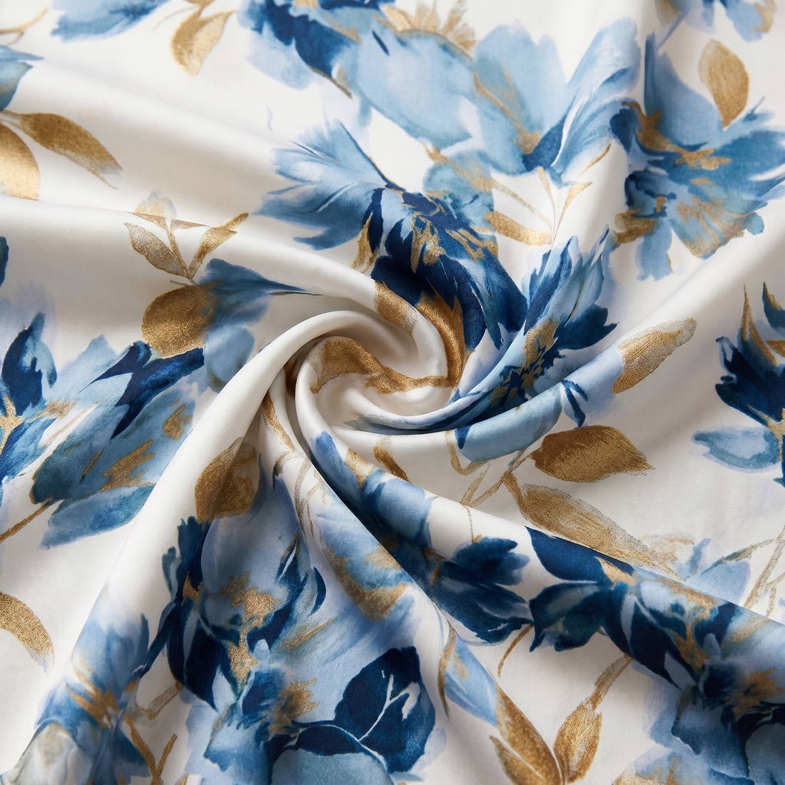 Denise | Robe midi fleurie cache-cœur
