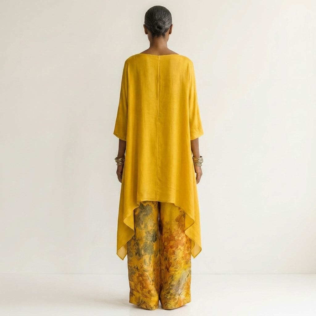 Cariola | Ensemble tunique asymétrique et pantalon large