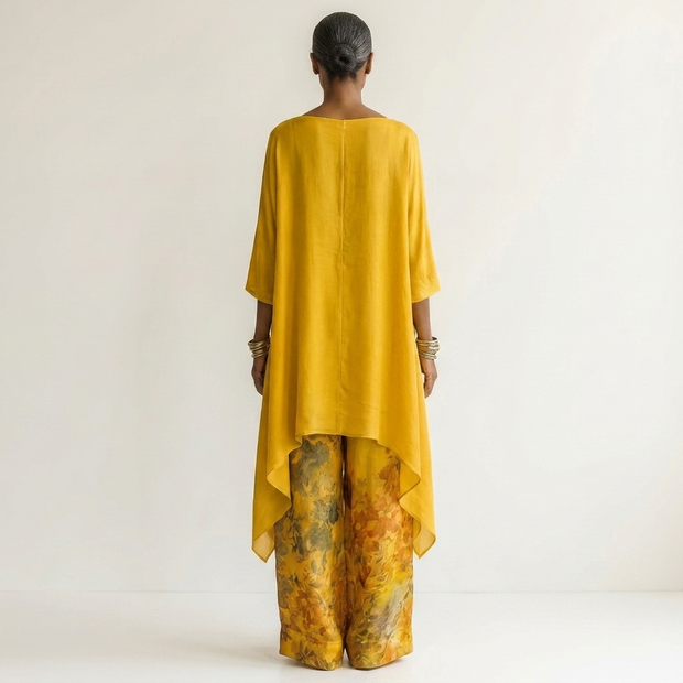 Cariola | Ensemble tunique asymétrique et pantalon large
