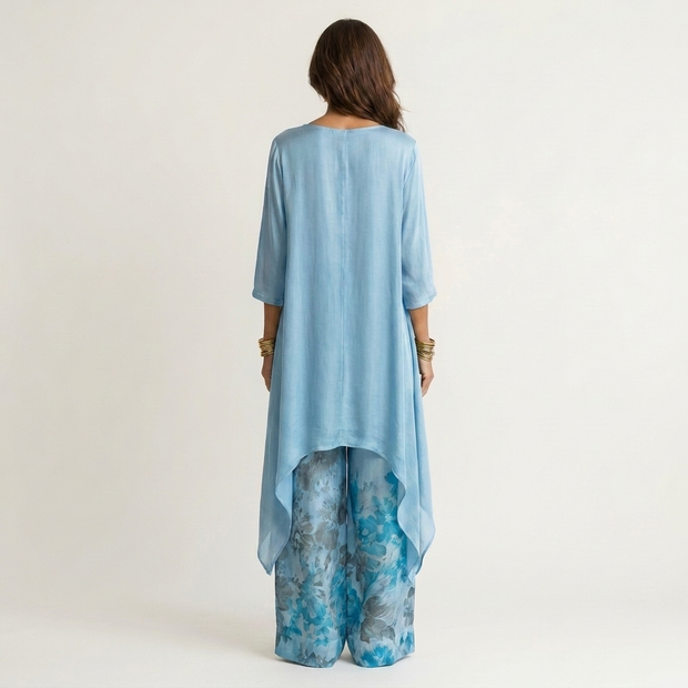 Cariola | Ensemble tunique asymétrique et pantalon large