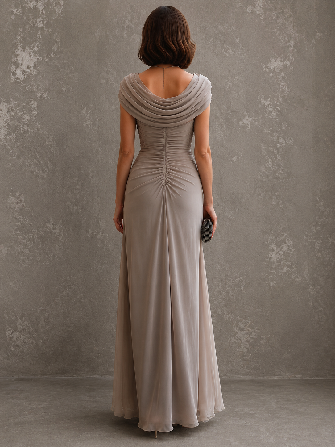 Maëlle | Robe longue drapée