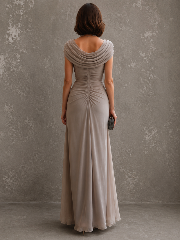 Maëlle | Robe longue drapée