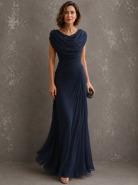 Maëlle | Robe longue drapée