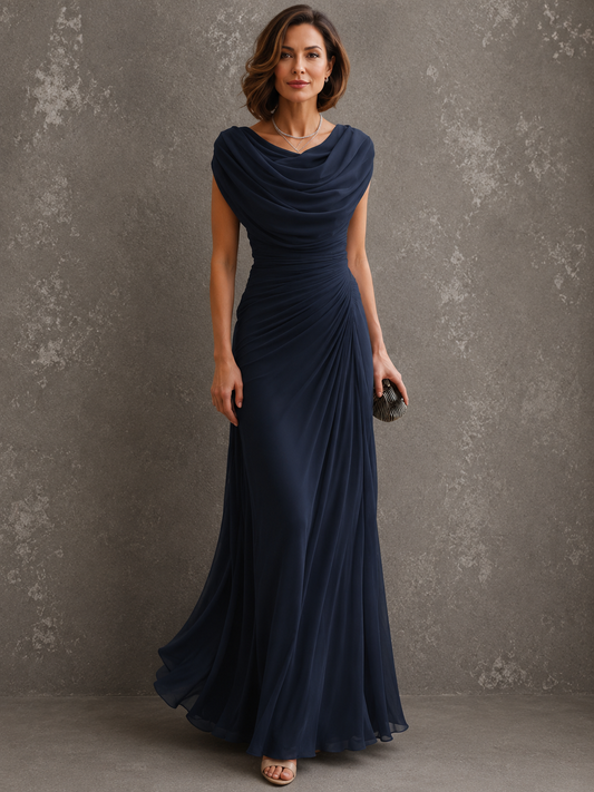 Maëlle | Robe longue drapée