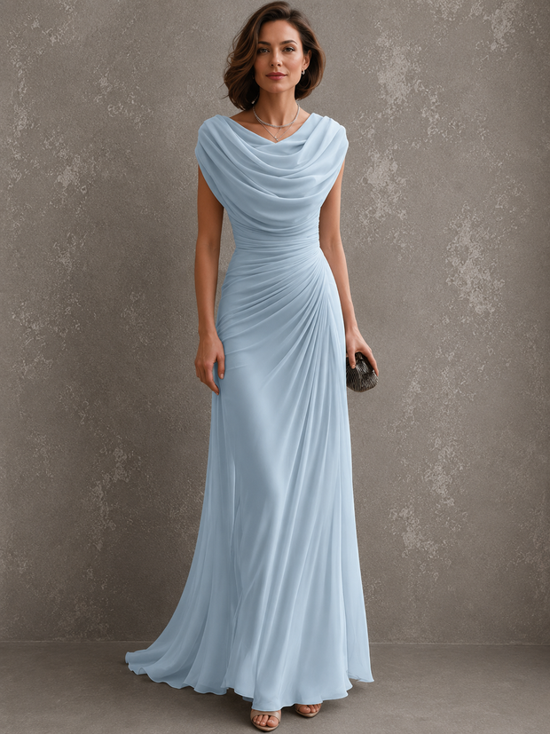 Maëlle | Robe longue drapée