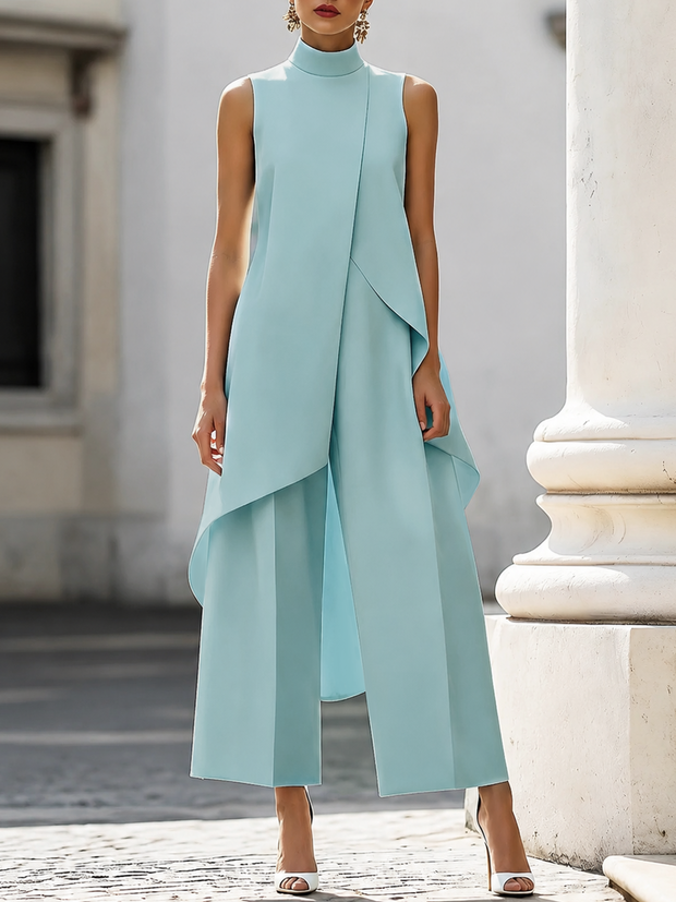 Catalina | Ensemble col montant et pantalon large