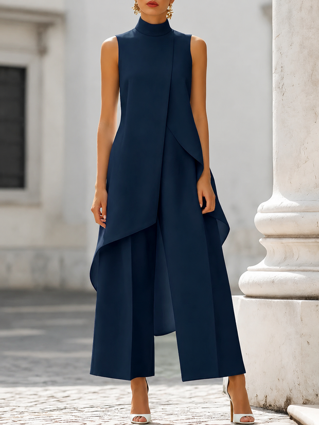 Catalina | Ensemble col montant et pantalon large