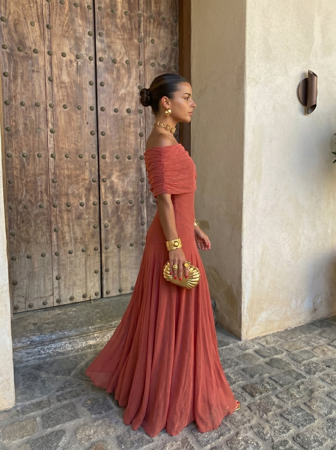 Toledo | Robe fluide en lin mélangé